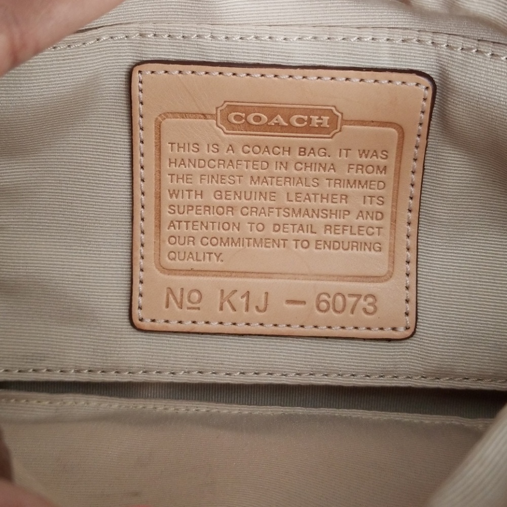 Coach crossover purse